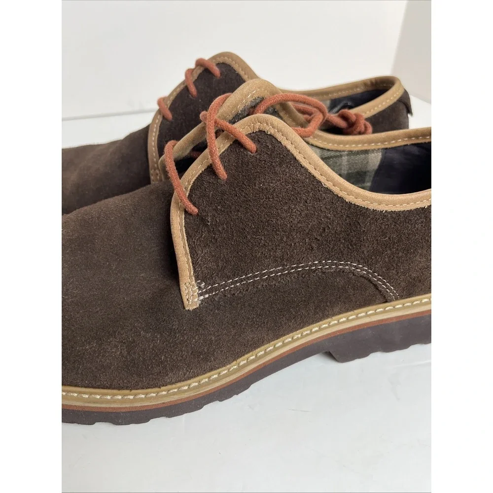 Pikolinos Shoes Mens Size 42/9  Brown Suede Derby Oxford Lace Up Lug Sole Casual